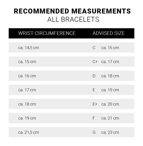 gucci measuring tape|Gucci wrist size chart.